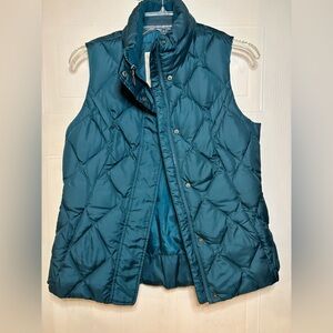 Women’s Small Eddie Bauer PREMIUM QUALITY GOOSE DOWN Vest Teal
